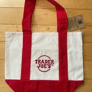 Trader Joe's Mini Canvas Tote Bag